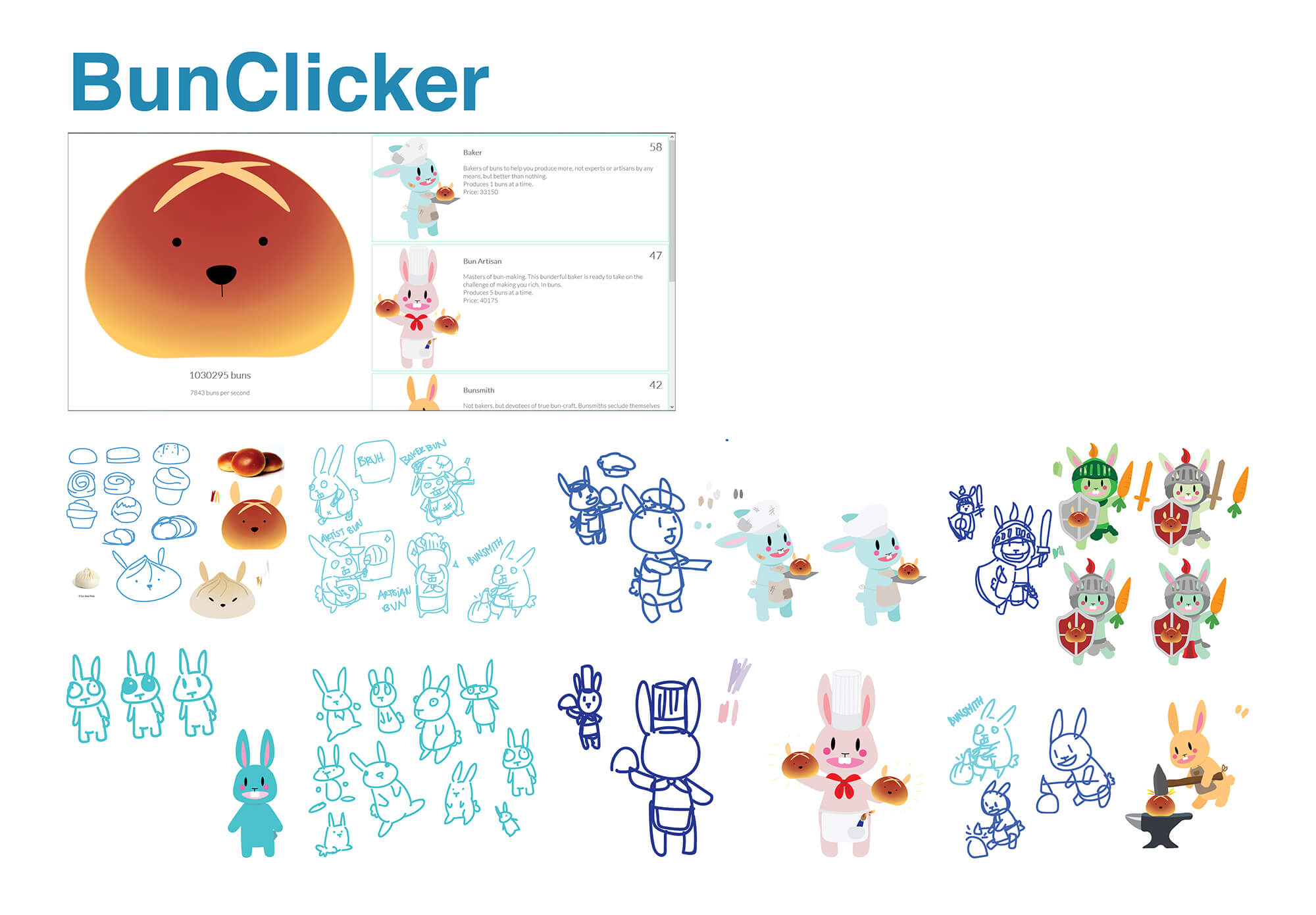 BunClicker game designs